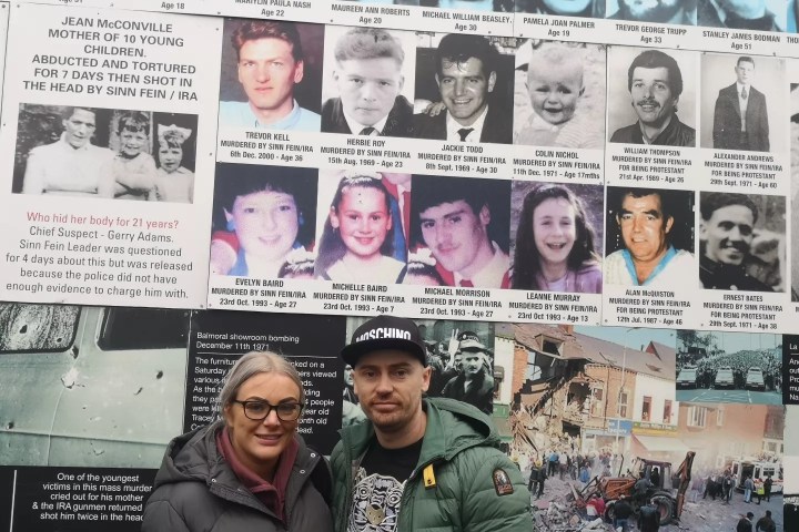Jean McConville et al. posing for a photo