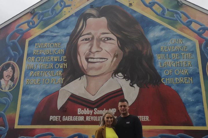 Kieran Doherty, Bobby Sands are posing for a picture