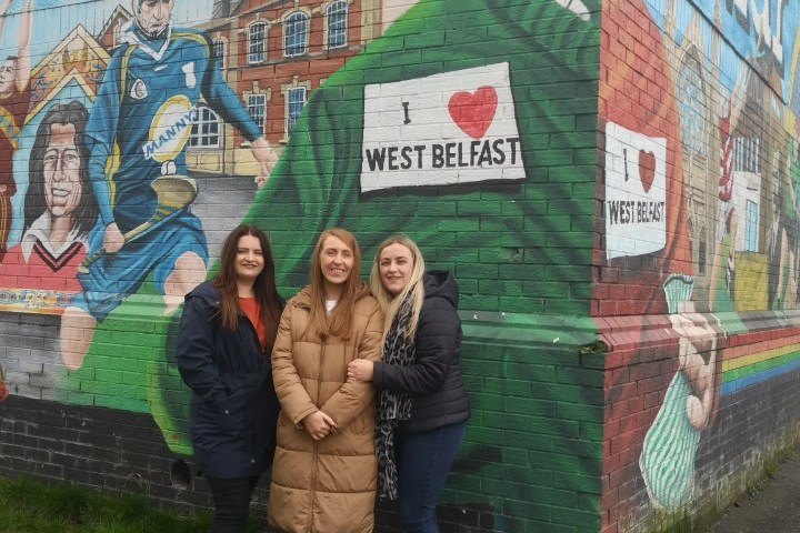 Golab Adineh, Mackenzie Mowat are posing for a picture