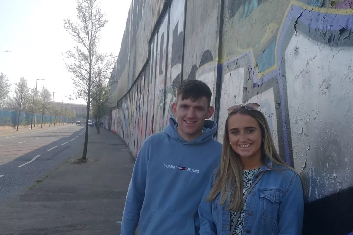 a person standing posing for the camera